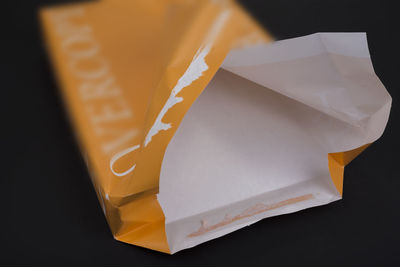 Close-up of paper