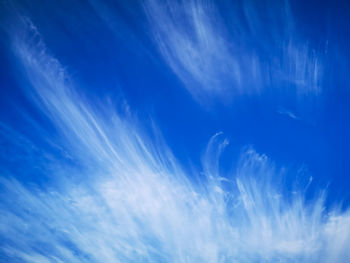 Low angle view of clouds in sky