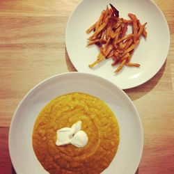 Close-up of food in plate