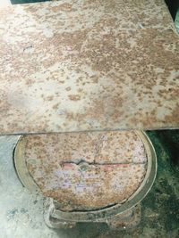 Close-up view of stone