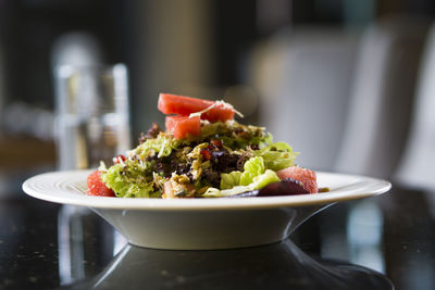 Close-up of salad in bowl