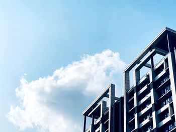 Low angle view of building against sky