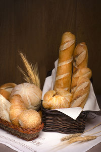 Close-up of wheat in plate