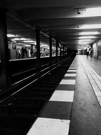 Interior of subway station