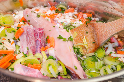 Close-up of food in container