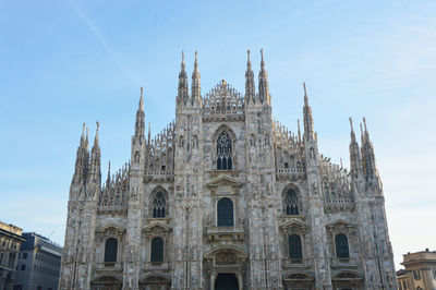 Low angle view of cathedral against sky