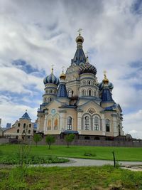 View of cathedral against cloudy sky