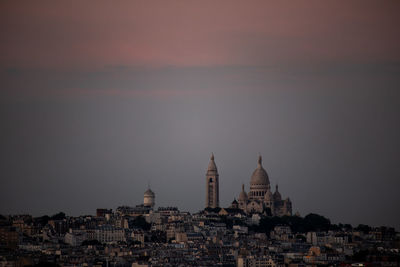 Sacré-coeur, view from the arc de triomphe