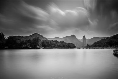 black and white