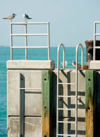 Wooden post on wooden post