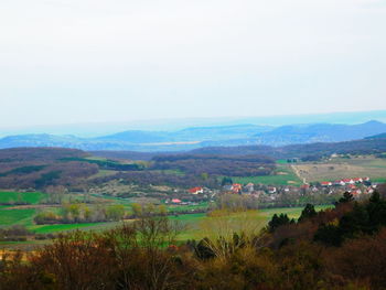 Scenic view of mountains