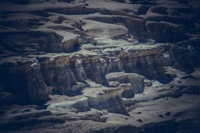 View of rock formations