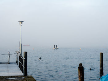 Pier on sea