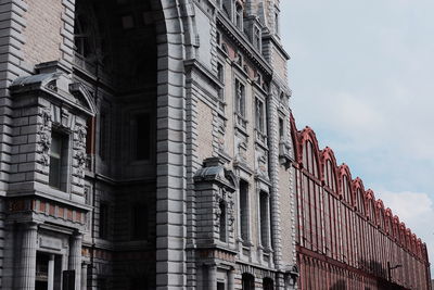 Low angle view of building against sky