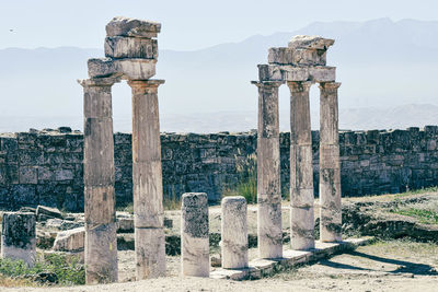 Old ruins against sky