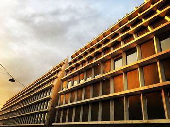Low angle view of building against sky