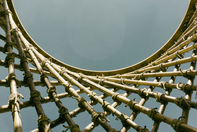 Low angle view of built structure against sky