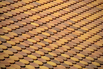 Full frame shot of roof