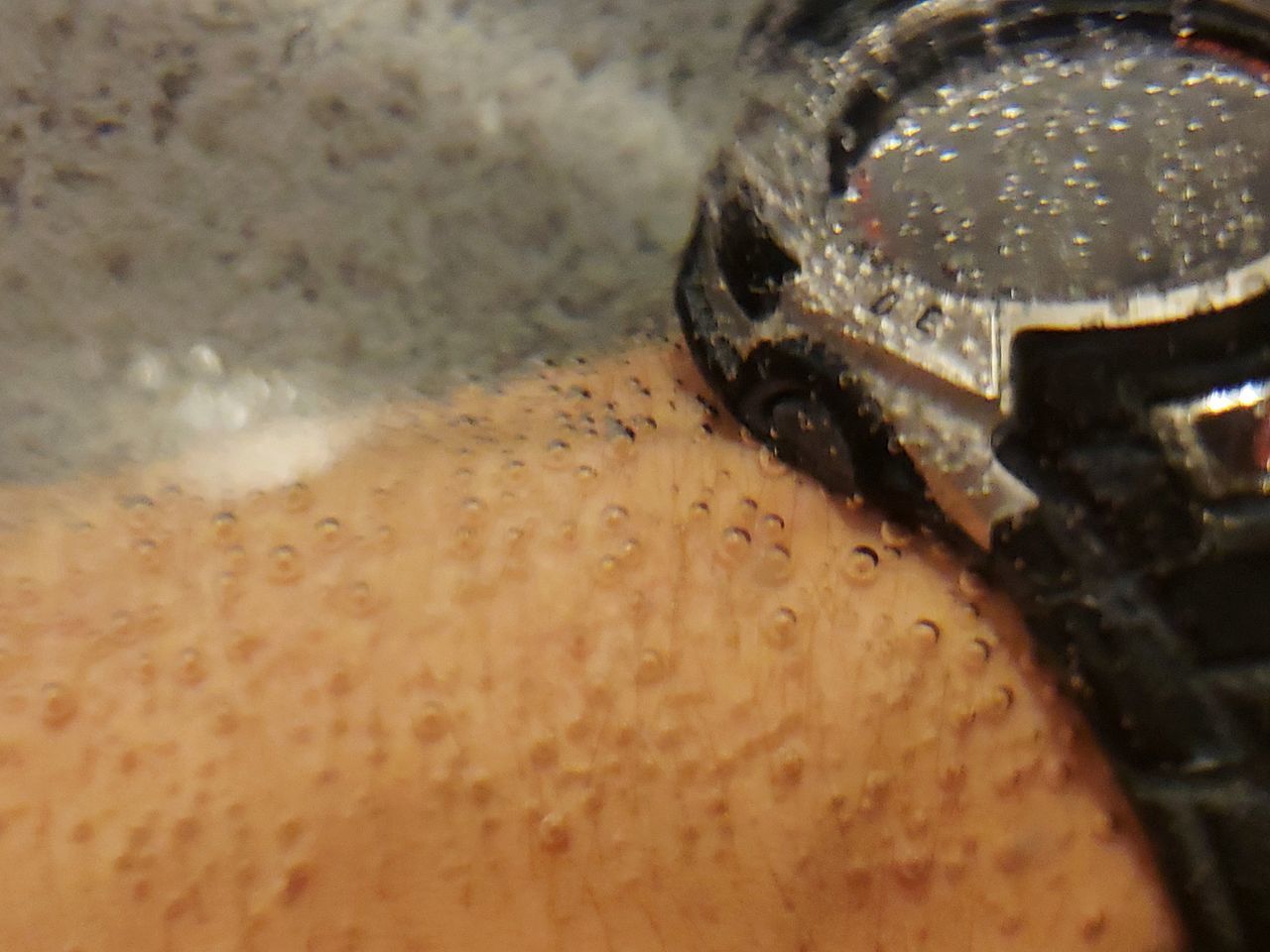 close-up, water, indoors, wet, human body part, hair, domestic bathroom, skin, nature, one person, human skin, metal, drop, real people, bathroom, domestic room, shaving, human hair