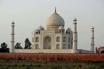 View of historical building against clear sky