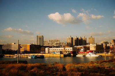 View of cityscape against sky