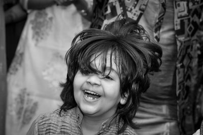 Portrait of a smiling young woman