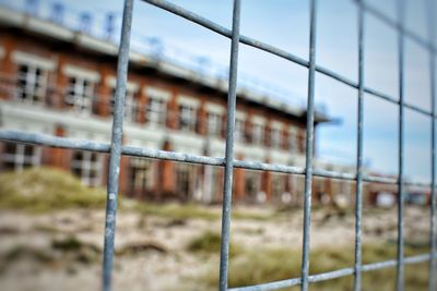 Close-up of built structure against the sky