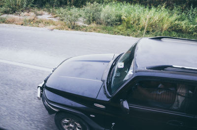 View of car on road