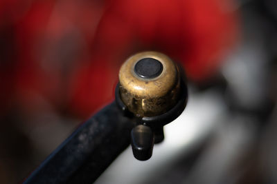 Close-up of old bicycle