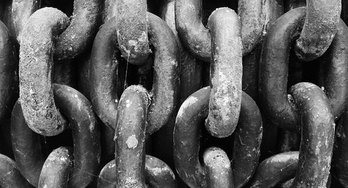 Full frame shot of chain