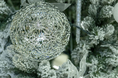 Close-up of christmas decoration