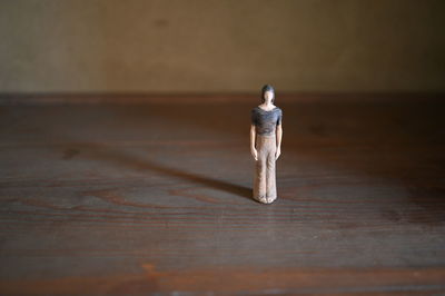 High angle view of cigarette on table