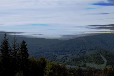 Scenic view of landscape against sky