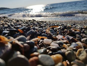 Stones on beach