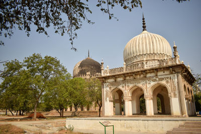 View of cathedral against clear sky