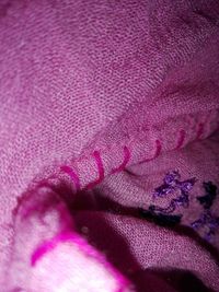 Full frame shot of pink fabric