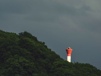 Low angle view of lighthouse