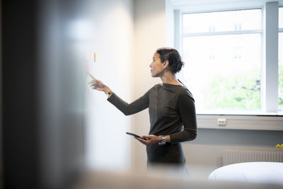 Woman working in office