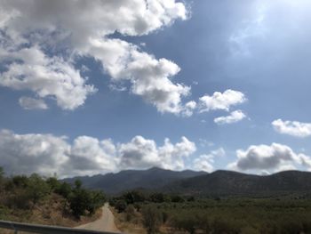 Scenic view of landscape against sky