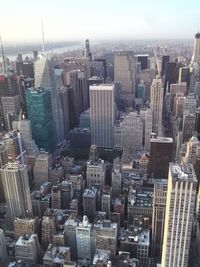 High angle view of cityscape