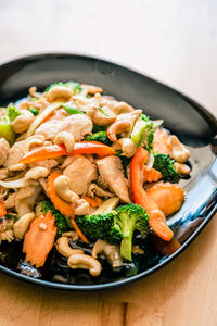 Close-up of salad in bowl