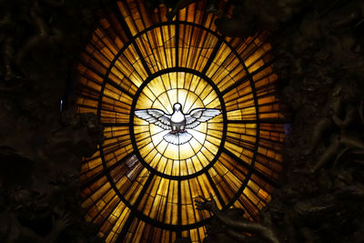Dove of peace in st. peter's basilica in the vatican