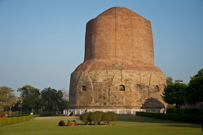 Built structure against clear sky