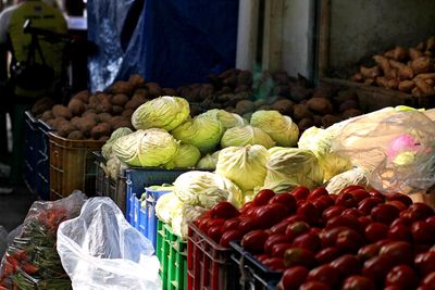 Traditional vegetable market, lembang indonesia