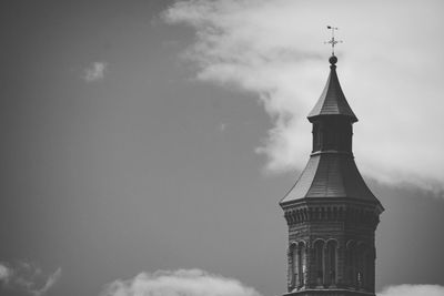 Low angle view of temple against sky