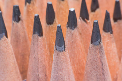 Full frame shot of pencils