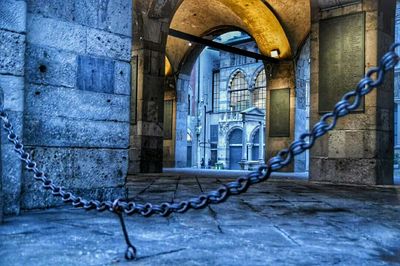 Entrance of old building