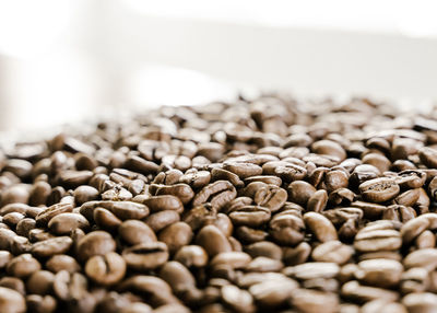 Close-up of coffee beans