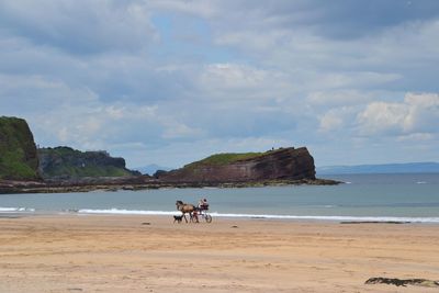 People at beach