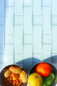 Close-up of orange fruits on table